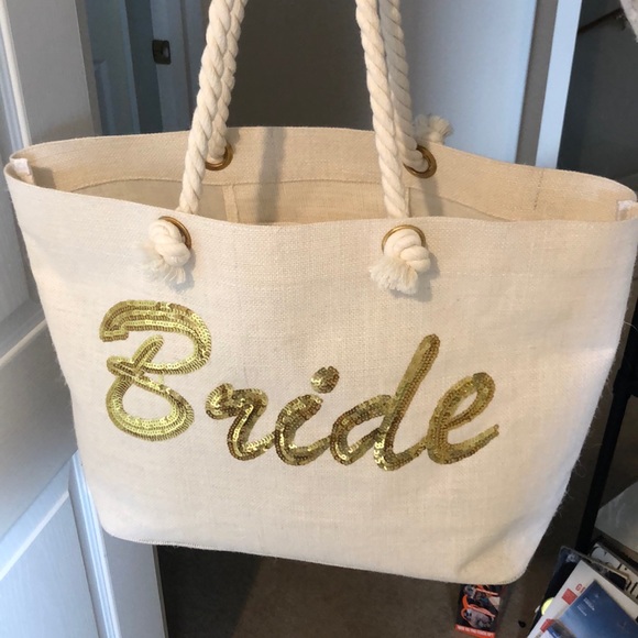 bride beach bag